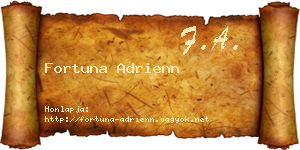 Fortuna Adrienn névjegykártya